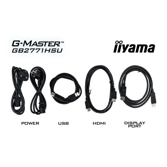 iiyama GB2771HSU-B1 écran PC 68,6 cm (27") 1920 x 1080 pixels Full HD Noir