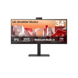 LG 34BA85QE-B écran PC 86,4 cm (34") 3440 x 1440 pixels Wide Quad HD LCD Noir LG 34BA85QE-B écran PC 86,4 cm (34") 3440 x 1440 pixels Wide Quad HD LCD Noir
