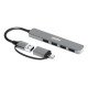 Port Designs 900161 hub & concentrateur USB 2.0 Type-A 5000 Mbit/s Argent Port Designs 900161 hub & concentrateur USB 2.0 Type-A 5000 Mbit/s Argent