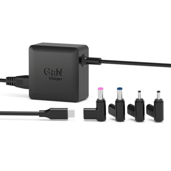 Port Designs 904065ACTOEU adaptateur de puissance & onduleur Intérieure 65 W Noir