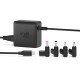 Port Designs 904065ACTOEU adaptateur de puissance & onduleur Intérieure 65 W Noir