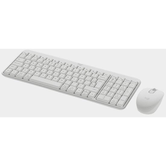 Logitech MK250 Combo clavier Souris incluse Universel RF sans fil + Bluetooth QWERTY Espagnole Blanc
