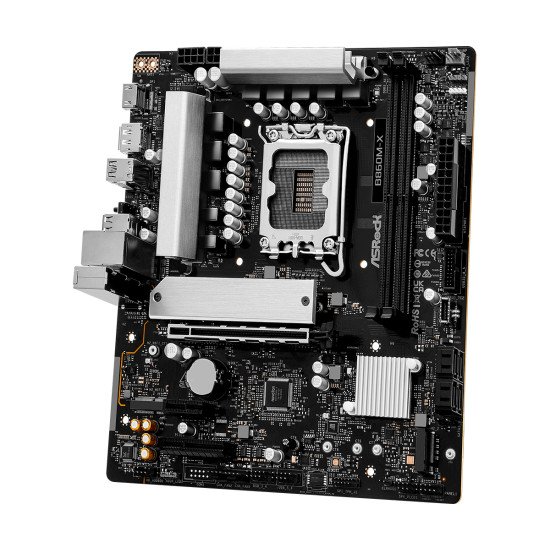 Asrock B860M-X Intel B860 LGA 1851 (Socket V1) micro ATX Asrock B860M-X Intel B860 LGA 1851 (Socket V1) micro ATX