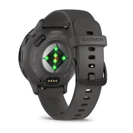 Garmin Venu 3S 3,05 cm (1.2") AMOLED 41 mm Numérique 390 x 390 pixels Écran tactile Gris Wifi GPS (satellite) Garmin Venu 3S 3,05 cm (1.2") AMOLED 41 mm Numérique 390 x 390 pixels Écran tactile Gris Wifi GPS (satellite)