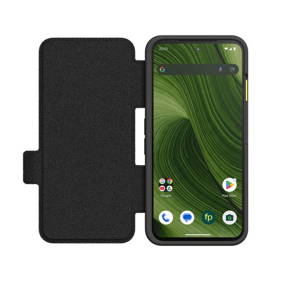 Fairphone F6FLIP-1ZW-WW1 coque de protection pour téléphones portables 16 cm (6.31") Folio porte carte Noir