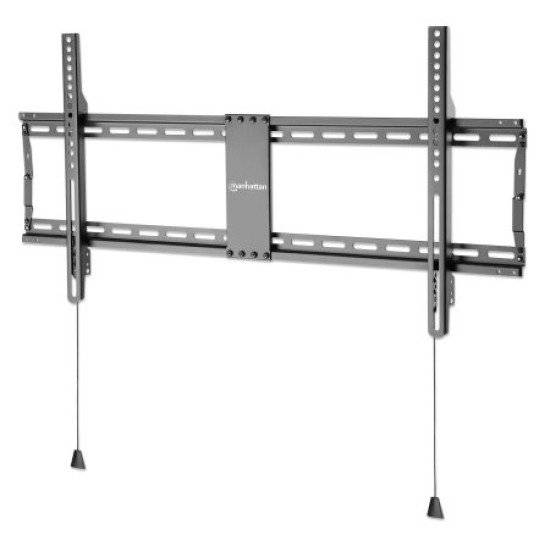 Manhattan Support mural pour TV/moniteurs (fixe, profil bas), écrans 43" à 100", Compatibilité VESA : de 200x200 à 800x400 mm (vérifiez les dimensions des quatre trous de fixation à l'arrière), charge max. 70 kg, noir