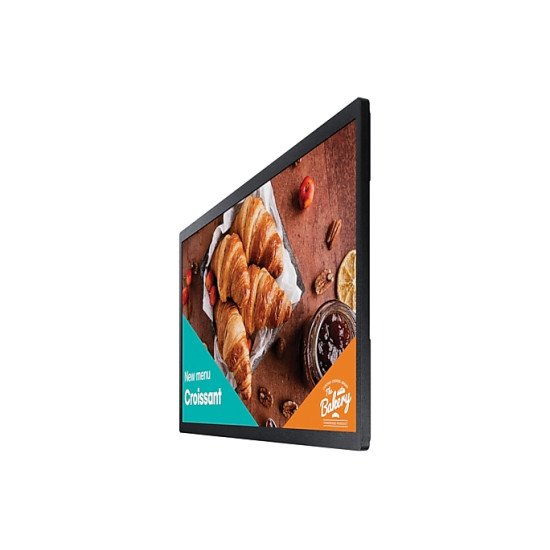 Samsung LH24QBCEBGCXEN affichage de messages Panneau plat de signalisation numérique 60,5 cm (23.8") LED Wifi 250 cd/m² Full HD Noir Tizen 16/7