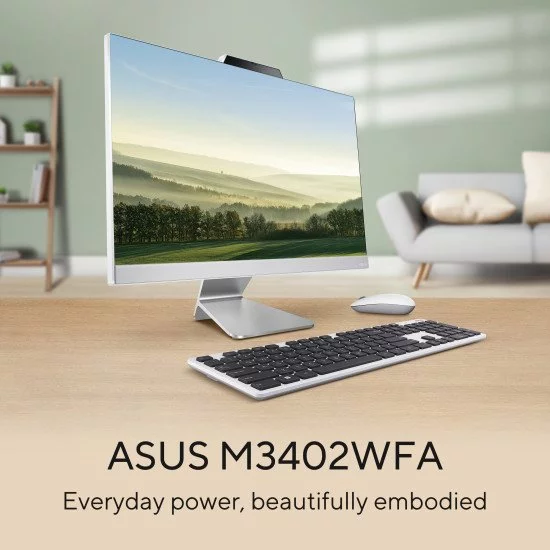 ASUS M3402WFAK-BPC001W AMD Ryzen™ 5 7520U 60,5 cm (23.8") 1920 x 1080 pixels PC All-in-One 16 Go LPDDR5-SDRAM 512 Go SSD Windows 11 Home Wi-Fi 6 (802.11ax) Noir ASUS M3402WFAK-BPC001W AMD Ryzen™ 5 7520U 60,5 cm (23.8") 1920 x 1080 pixels PC All-in-One 16 Go LPDDR5-SDRAM 512 Go SSD Windows 11 Home Wi-Fi 6 (802.11ax) Noir