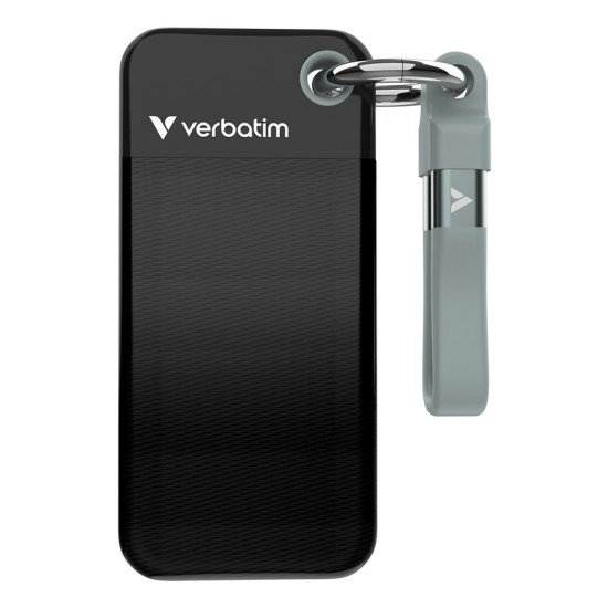 Verbatim 32432 lecteur à circuits intégrés externe 128 Go USB Type-C 3.2 Gen 2 (3.1 Gen 2) Noir, Gris