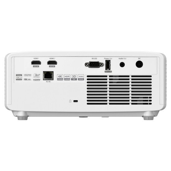 Optoma ZH520 vidéo-projecteur 5500 ANSI lumens DLP 1080p (1920x1080) Compatibilité 3D Blanc