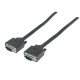 Manhattan Câble VGA pour écran, 1,8 m, HD15 mâle/mâle, spécification SVGA supérieure, entièrement compatible VGA, blindage intégral, noir, garantie à vie, équivalent à MXT101MM