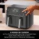 Ninja DualZone Double 7,6 L Autonome Friteuse d'air chaud Noir