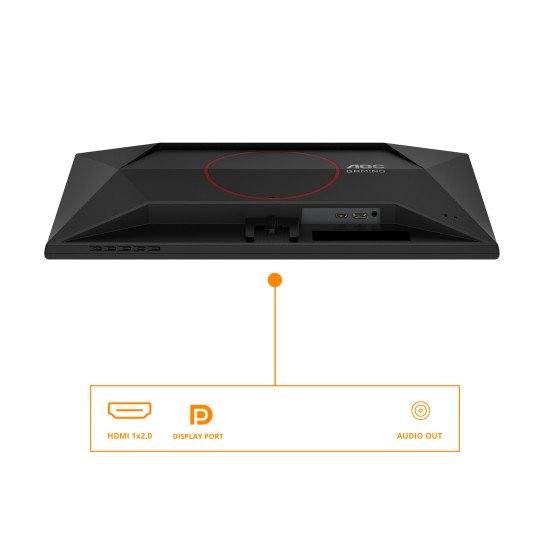 AOC G4 25G42E écran PC 62,2 cm (24.5") 1920 x 1080 pixels Full HD LED Noir, Rouge AOC G4 25G42E écran PC 62,2 cm (24.5") 1920 x 1080 pixels Full HD LED Noir, Rouge
