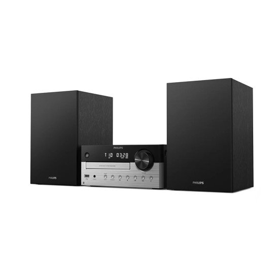 Philips TAM4205M2/12 ensemble audio pour la maison Système micro audio domestique 80 W Noir, Argent