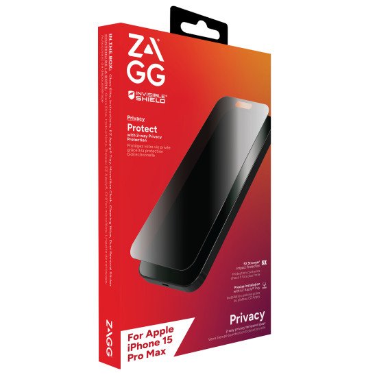 ZAGG Glass Elite Privacy Protection d'écran transparent Apple 1 pièce(s)