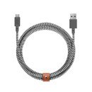 Native Union Belt Cable XL câble USB 3 m USB A USB C Noir, Blanc