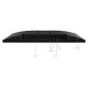 Lenovo Legion R27i-30 écran PC 68,6 cm (27") 1920 x 1080 pixels Full HD LED Noir Lenovo Legion R27i-30 écran PC 68,6 cm (27") 1920 x 1080 pixels Full HD LED Noir