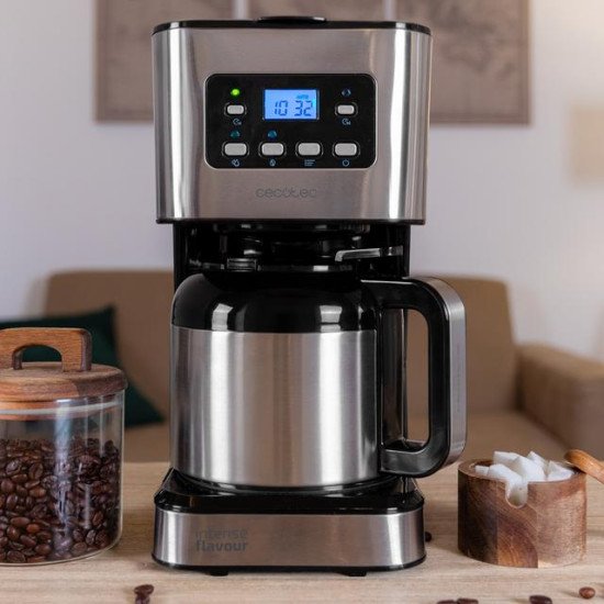 Cecotec Coffee 66 Drop & Thermo Time Entièrement automatique Machine à café filtre 1,2 L