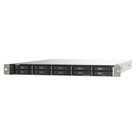 QNAP TS-h1090FU NAS Rack (1 U) EPYC 7302P 128 Go DDR4 0 To QuTS hero Noir, Gris QNAP TS-h1090FU NAS Rack (1 U) EPYC 7302P 128 Go DDR4 0 To QuTS hero Noir, Gris