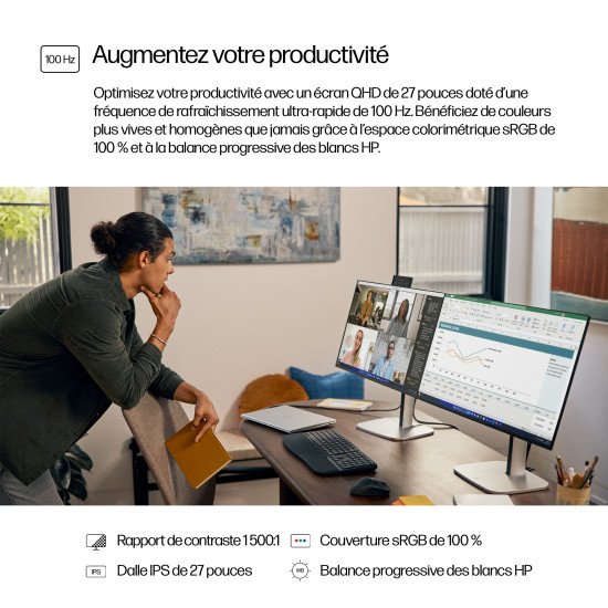 HP Écran QHD 27 pouces Series 5 Pro - 527pq