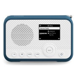 Sangean WFR-39 Portable Bleu, Blanc