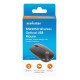 Manhattan Souris optique sans fil MW3050, noire, 1200 dpi, 2,4 GHz (jusqu'à 10 m), USB, ambidextre, 3 boutons avec molette, récepteur USB-A nano, pile AA incluse, garantie 3 ans