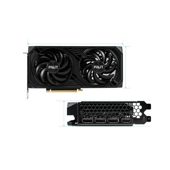 Palit GeForce RTX 4060 Ti Dual NVIDIA 8 Go GDDR6