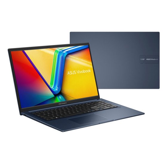 ASUS Vivobook 17 X1704VA-AU586W Intel® Core™ i5 i5-1334U Ordinateur portable 43,9 cm (17.3") Full HD 8 Go DDR4-SDRAM 512 Go SSD Wi-Fi 5 (802.11ac) Windows 11 Home Belge Bleu