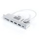 Satechi ST-UCICHS station d'accueil USB 3.2 Gen 1 (3.1 Gen 1) Type-C Argent