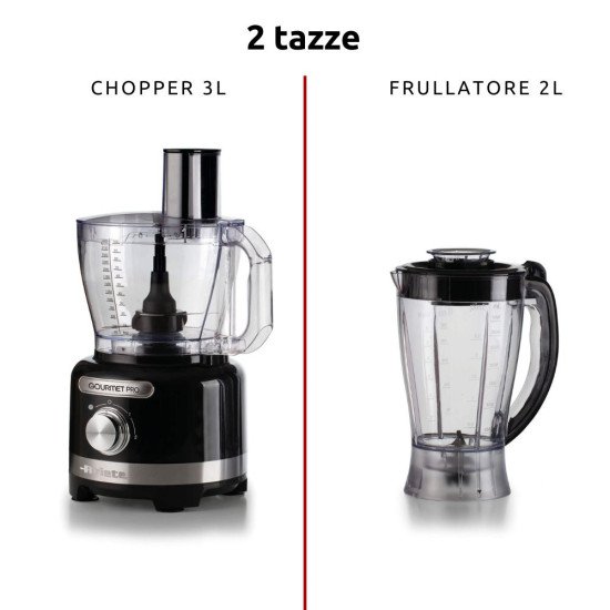 Ariete 1782/02 robot de cuisine 1000 W 3 L Noir Ariete 1782/02 robot de cuisine 1000 W 3 L Noir