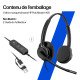 HP Poly Micro-casque filaire USB binaural Mission 425 Classic (en vrac)