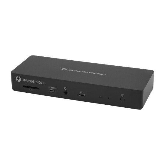 Conceptronic DONN30B station d'accueil Avec fil Thunderbolt 4 Noir