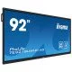 iiyama TE9218UWI-B1AG affichage de messages Écran plat interactif 2,32 m (91.5") LED Wifi 500 cd/m² 5K Ultra HD Noir Écran tactile Intégré dans le processeur Android 16/7 iiyama TE9218UWI-B1AG affichage de messages Écran plat interactif 2,32 m (91.5") LED Wifi 500 cd/m² 5K Ultra HD Noir Écran tactile Intégré dans le processeur Android 16/7