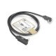 ACT Câble USB 3.0 10 Gbit/s 60 W USB Type-C (coudé vers le haut/bas) vers USB Type-C (coudé vers le haut/bas), 0,5 mètre