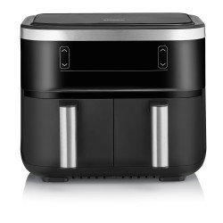 Severin FR 2453 Double 3,25 L Autonome 2850 W Friteuse d'air chaud Noir, Argent Severin FR 2453 Double 3,25 L Autonome 2850 W Friteuse d'air chaud Noir, Argent