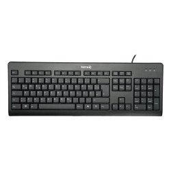 TERRA 1500 clavier Souris incluse Bureau USB QWERTZ Allemand Noir