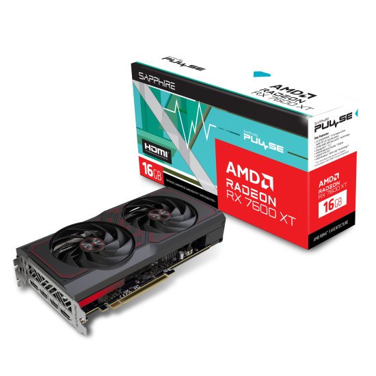 Sapphire PULSE Radeon RX 7600 XT AMD 16 Go GDDR6