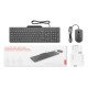 Lenovo GX31R09775 clavier Souris incluse maison/bureau USB Anglais américain Gris