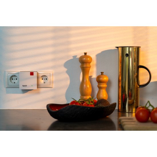 Mesh Set FRITZMESH SET 1600 3-PACK EDITION INTERNATIONAL Bi-bande (2,4 GHz / 5 GHz) Wi-Fi 6 (802.11ax) Rouge, Blanc Interne