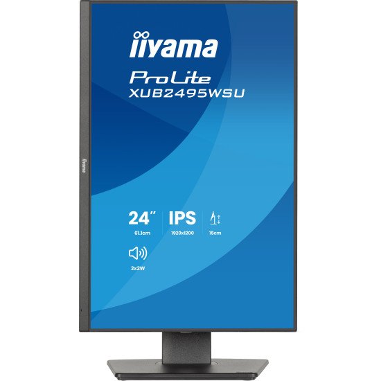 iiyama ProLite XB2495WSU-B1 écran PC 61,2 cm (24.1") 1920 x 1200 pixels Full HD LCD Noir