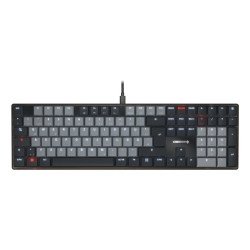 CHERRY KC 500 MX LP clavier maison/bureau USB QWERTY Anglais américain Noir