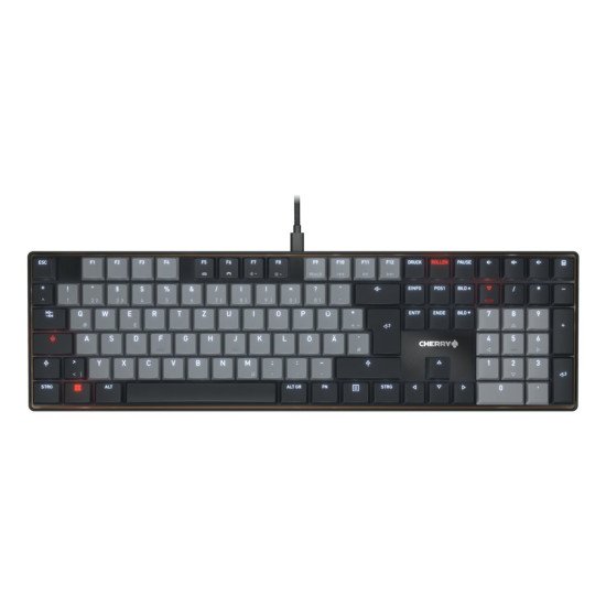 CHERRY KC 500 MX LP clavier maison/bureau USB QWERTY Anglais américain Noir