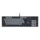 CHERRY KC 500 MX LP clavier maison/bureau USB QWERTY Anglais américain Noir