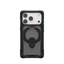 Urban Armor Gear UAG Plasma XTE Backcover MagSafe voor de Apple iPhone 18 Pro / 17 Pro - Black / Orange coque de protection pour téléphones portables Housse