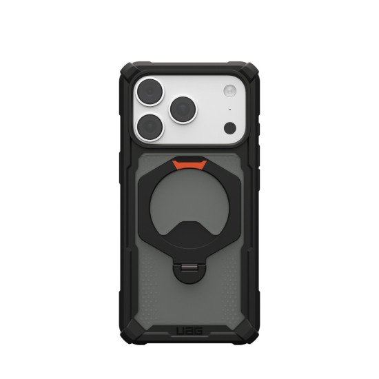Urban Armor Gear UAG Plasma XTE Backcover MagSafe voor de Apple iPhone 18 Pro / 17 Pro - Black / Orange coque de protection pour téléphones portables Housse