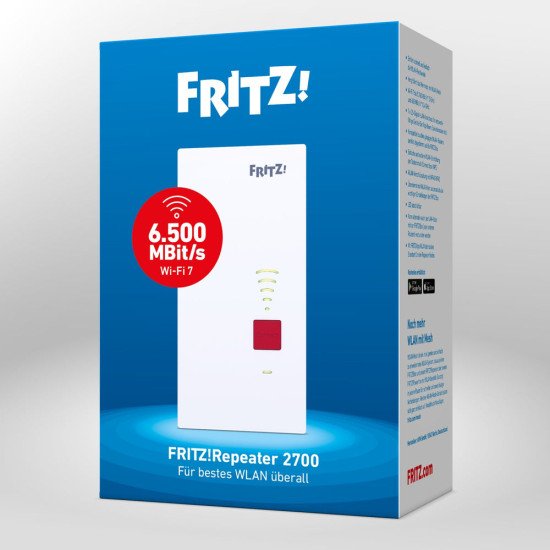Repeater 2700 Répéteur réseau 125 Mbit/s Blanc Repeater 2700 Répéteur réseau 125 Mbit/s Blanc