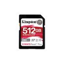 Kingston Technology 512GB Canvas React Plus SDXC UHS-II 280R/150W U3 V60 for Full HD/4K