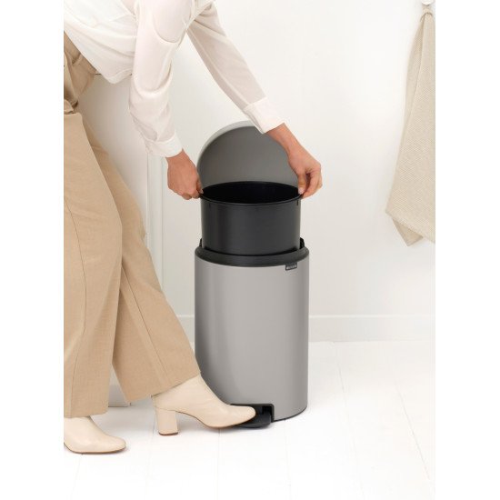 Brabantia NewIcon 20 L Rond Acier Gris