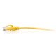 C2G Câble de raccordement Ethernet fin Cat6a non blindé (UTP) avec protection anti-accrochage de 3 m - Jaune C2G Câble de raccordement Ethernet fin Cat6a non blindé (UTP) avec protection anti-accrochage de 3 m - Jaune