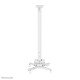 Neomounts CL25-550WH1 Support de plafond pour vidéoprojecteur - h74.5-114.5 cm - installation facile - orientable